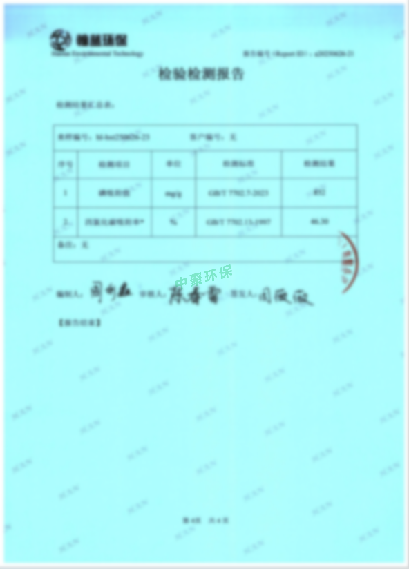 检测报告